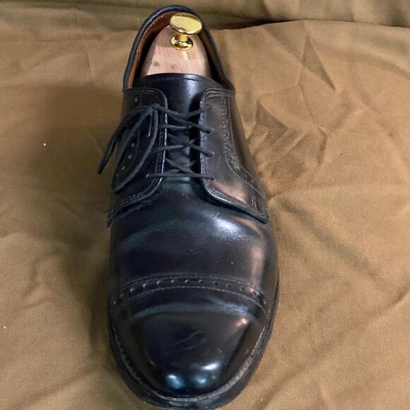 Allen Edmonds Men\'s Dress Shoes 9.5M Clifton Black Leather Cap Toe main image 11